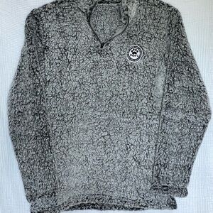 BUNDLE 3/$10!! PAWZ Gray Zip Up Sweater with Ribbed Detailing